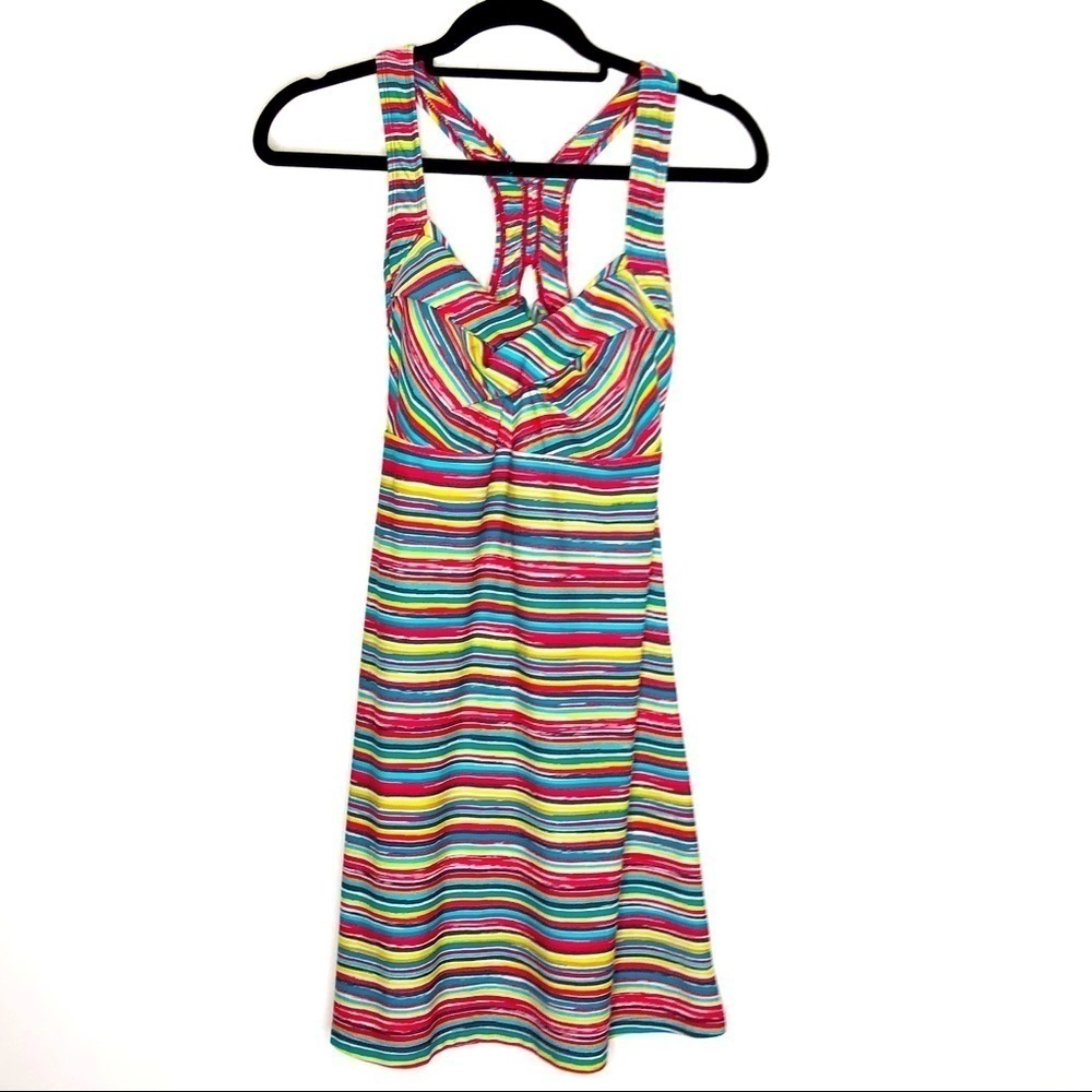 Athleta‎ Salina Swim Dress Bright Stripe